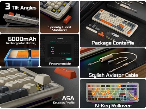 Mua L Wireless Mechanical Keyboard With Tft Lcd Hot Swappable Rgb Keyboard W Gateron G