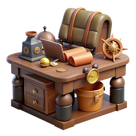 Adventure Desk Treasure Maps Exploration 56551288 Png