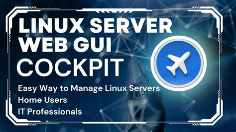 Gui Web Browser For Linux Servers Cockpit