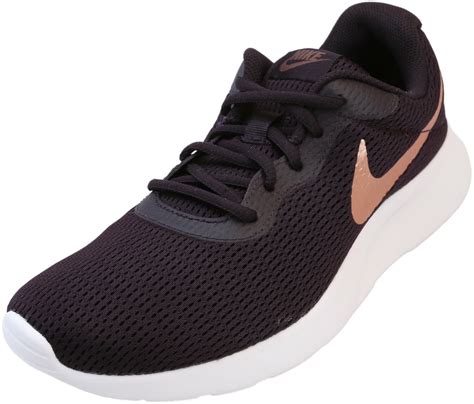 Nike Nike Womens Tanjun Burgundy Ash Metallic Red Bronze Ankle