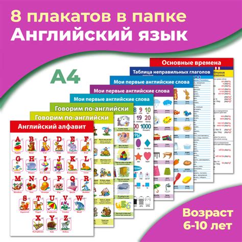 Комплект плакатов Дрофа-Медиа Английский язык - купить с доставкой по ...