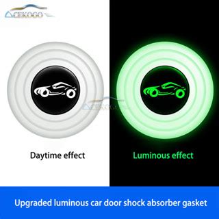 ACEKOGO Newly Upgraded Luminous Car Door Shock Absorber Gasket Car Door