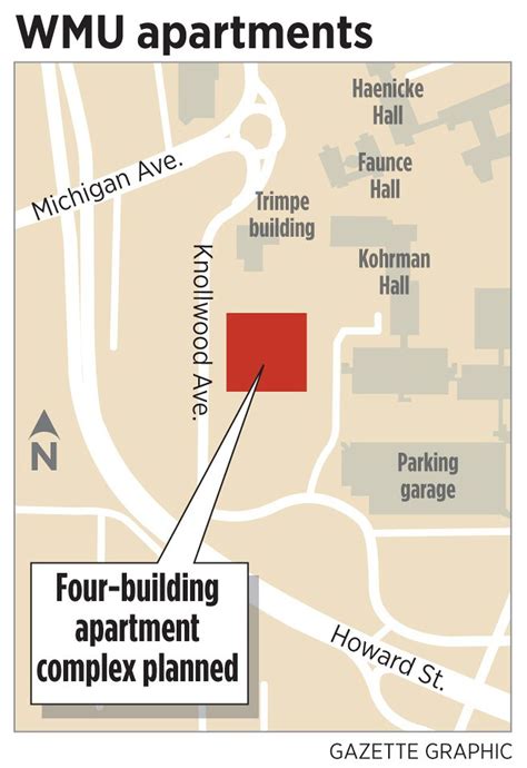 WMU to build on-campus apartments: Work to start in April on more than 800 beds planned in two ...