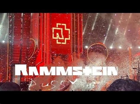 Rammstein Pussy Live Youtube