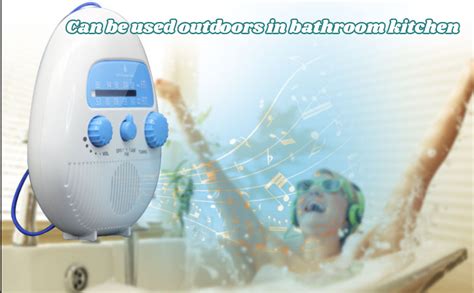 Waterproof Shower Radio Waterproof Am Fm Radio Portable