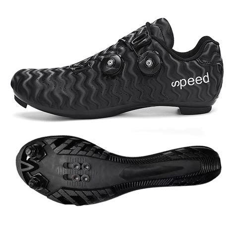 Sapatos Ultraleves De Ciclismo Fivela Dupla Para Homens Cal Ados