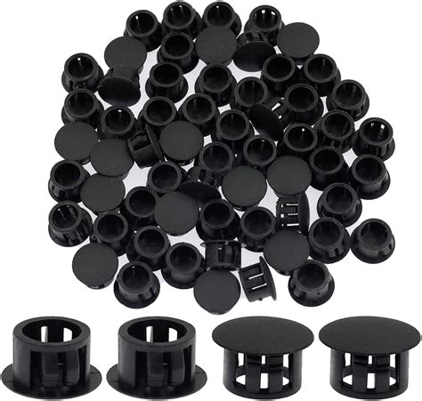 Amazon Zorfeter 30 Pcs Black Hole Plugs 13mm 1 2 Inch Flush Type