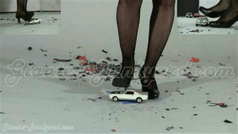 Giantess Cavala Car 4 68 Mustang Giantess Junkyard Clips