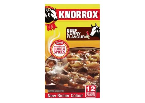 Knorrox Beef Curry Stock Cubes 12s Taste Of South Africa