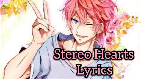 Nightcore Stereo Hearts Lyrics Youtube