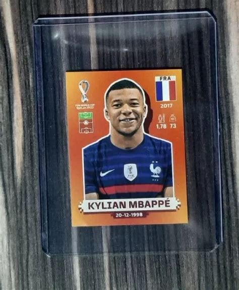 FIFA WORLD CUP QATAR 2022 KYLIAN MBAPPE STICKER PANINI FRA 19 France