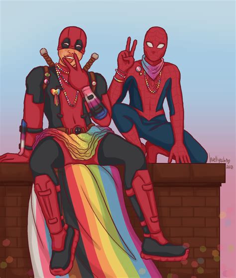 All The Gay Love Staubengel Lets See How Much Spideypool I Can