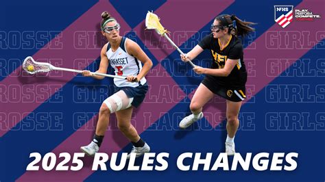 NFHS 2025 Girls Lacrosse Rule Changes Press Release CIF Southern Section