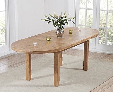 Extending Caversham Oak Oval Dining Table Oak Furniture Superstore