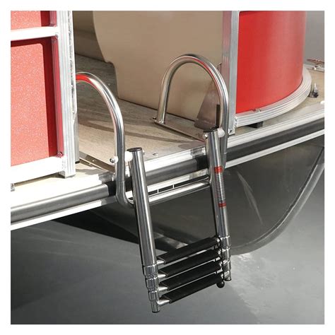 Buy Qhyxt Heavy Duty Steps Telescoping Boat Ladder With Tall Grab Bar