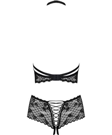 Obsessive Nettsy Black Lingerie Set SexyStyle Eu
