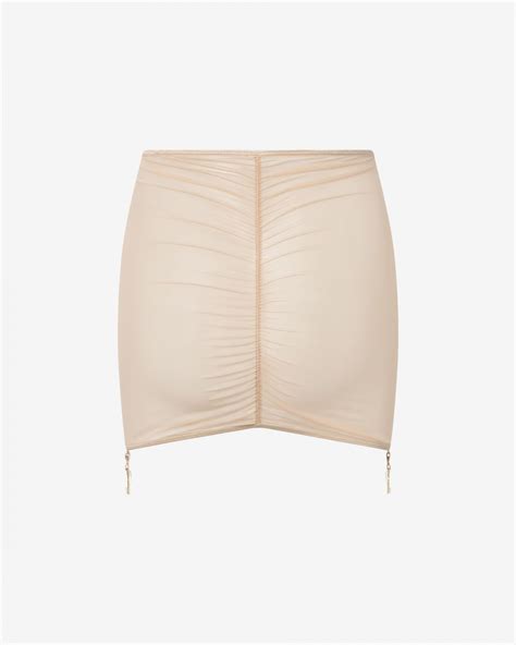 Erotyczna spódniczka Reina Nude z siatki Promees