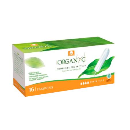 Organyc Super Plus Tampons Sans Applicateur Tampons