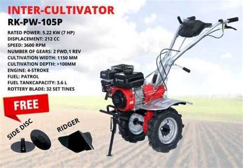 Portable Kw Cc Rpm Speed Petrol Power Weeder At Best Price