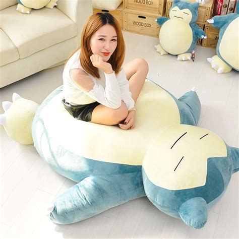 Giant Snorlax Plush Toy Can Be Used As A Bean Bag Or Bed Unicun