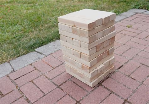 How To Make A Diy Giant Jenga Game