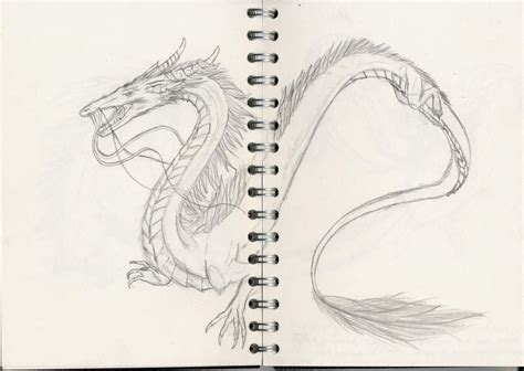 Eastern Dragon Sketch By Soulslayer317 On Deviantart