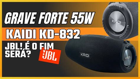 Kaidi KD 832 Caixa De Som Grave Forte Barata YouTube