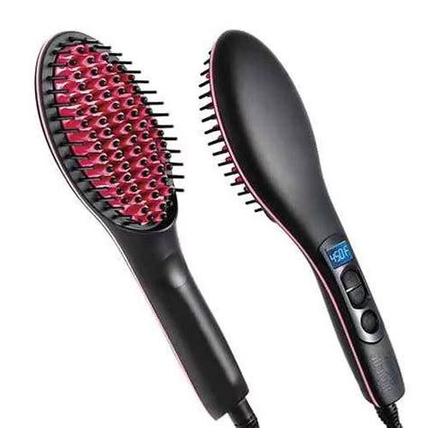 Simply Straight Heated Ceramic Hair Straightener Brush Webstore