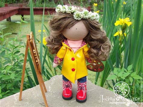 Интерьерная кукла "Художница" в интернет-магазине на Ярмарке Мастеров ...