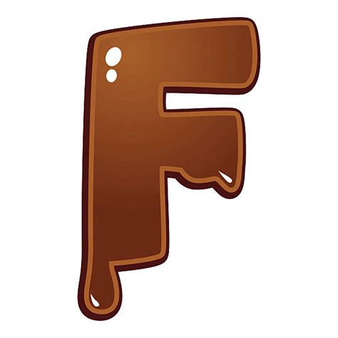 10 Chocolate Letter F Stock Illustrations Royalty Free Vector