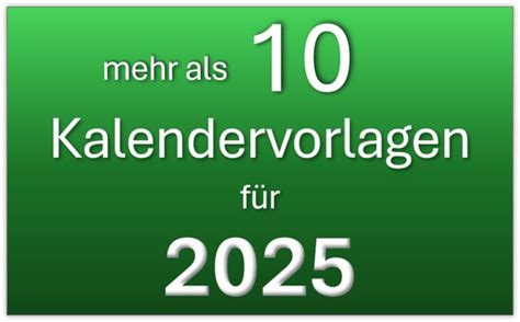 Kalender 2025 Archive - Alle-meine-Vorlagen.de