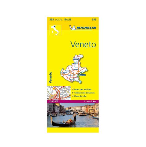 Carte Locale 355 Veneto Michelin Boutique De L Aventure Michelin