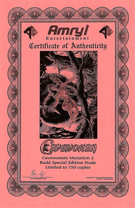Cavewoman Mutation Budd Root Special Nude Edition New Comic Books Modern Age