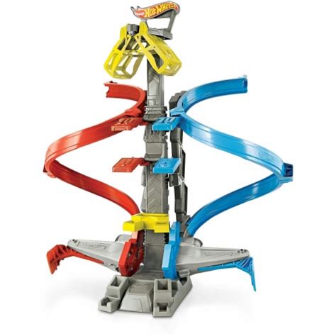 Hot Wheels Loop Launch Toy Car Trick Play Set W Car And Ramps Multicolor Piece King