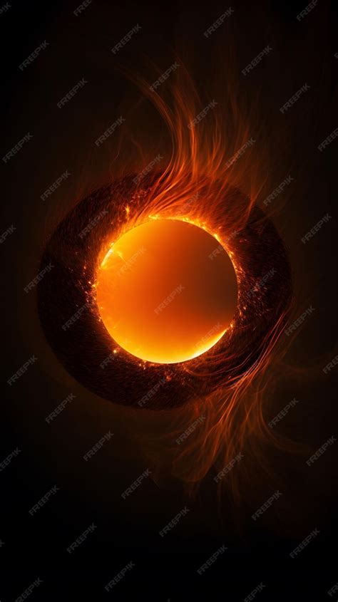 Premium Ai Image Sun Eclipse Background