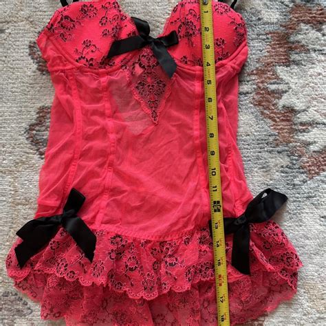 Victorias Secret Pink Mesh Lingerie Top Excellent Depop