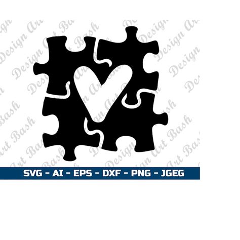 Autism Heart Svg Png Autism Awarness Svg Autism Puzzle S Inspire