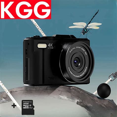 Компактный фотоаппарат KGG WD08, черный матовый, черный - купить по ...