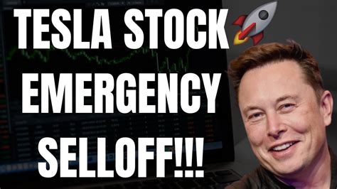 Tesla Stock Emergency Selloff Tsla Spy Nvda Aapl Meta Amzn