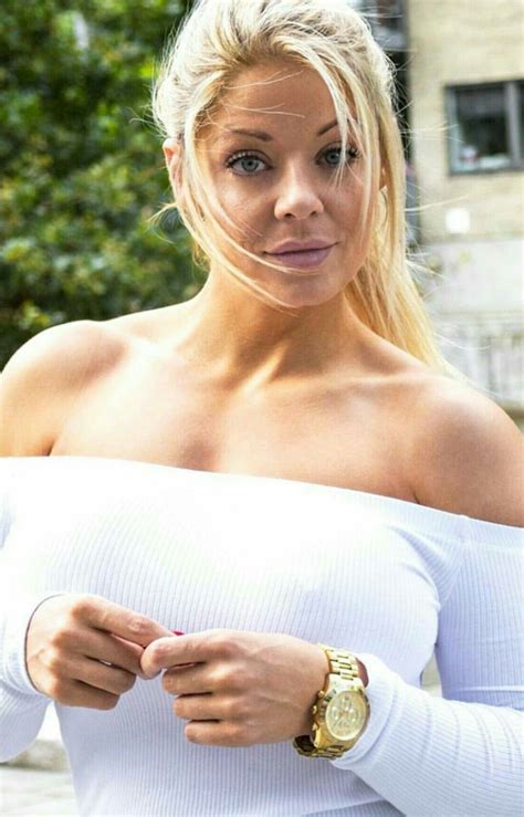 Mia Sand MissMiaFit Blonde Curves Beautiful Fitnessmodel Denmark Mia Fit EroFound