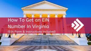 How To Get An Ein Number In Virginia Follow Our Step By Step Guide