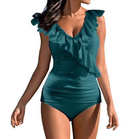 Chuancc One Piece Swimsuit Women High Cut Bikini Women S Slim Fit Cute Swimsuit With Chest Pad