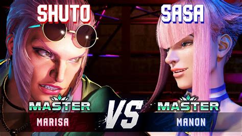 SF6 SHUTO Marisa Vs SASA Manon High Level Gameplay YouTube