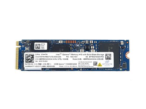 Intel 1TB NVMe M.2 SSD 32GB Optane Memory (HBRPEKNX0202A) — LaptopParts.ca