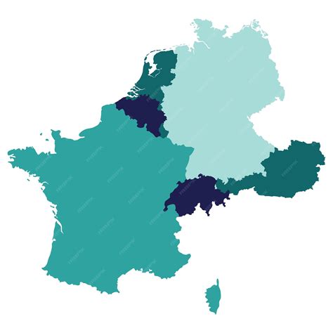 Mapa Da Europa Ocidental - 6