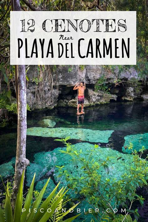 12 best cenotes near playa del carmen playa del carmen cenotes map