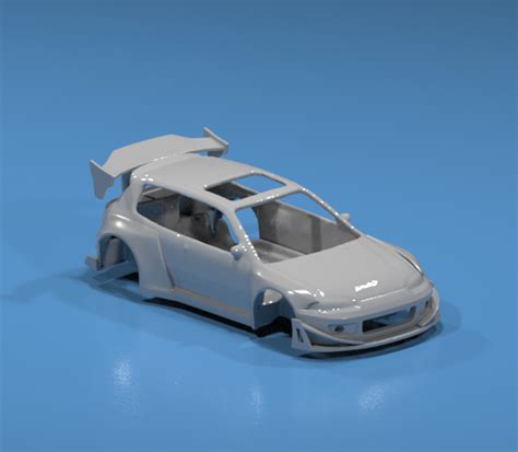 Hot Wheels Civic EG Pandem STL File For 3D PrintingCults