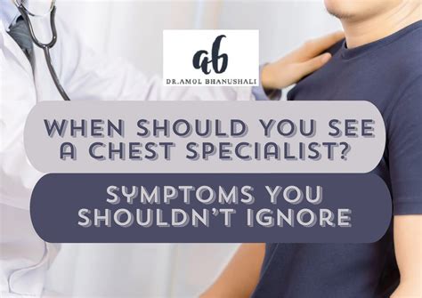 When Should You See a Chest Specialist? Symptoms You Shouldn’t Ignore
