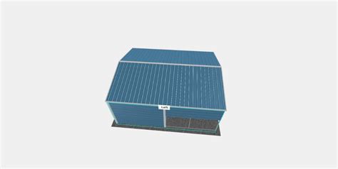 18x20 Vertical Roof Utility Carport Carport Custom Metal Buildings