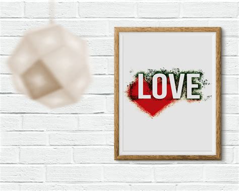 Love Sign, Love Wall Art, Love Printable, Inspirational Wall Art, Home Decor Signs, Love Sign - Etsy